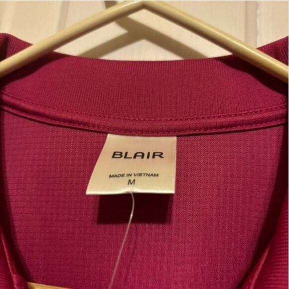 Blair Size Medium Mauve Polo Shirt *New* - Picture 2 of 4